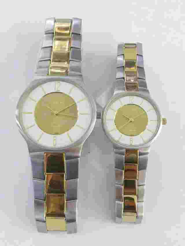 Sartego Seville quartz sapphire 50 meter men's women's lovers watch set pair
