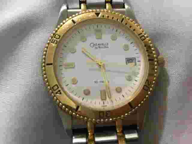 ⏱️ MENS BULOVA CARAVELLE WATCH * 38mm*  WHITE DIAL* 7.5” *NEW BATT* VERY NICE