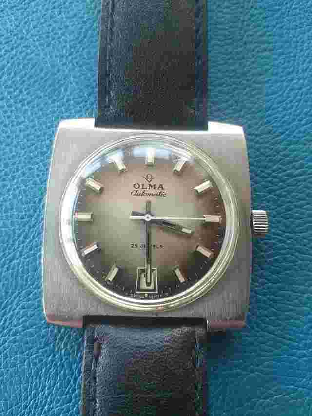 Vintage Gents Olma Automatic Date watch Immaculate working condition with Box