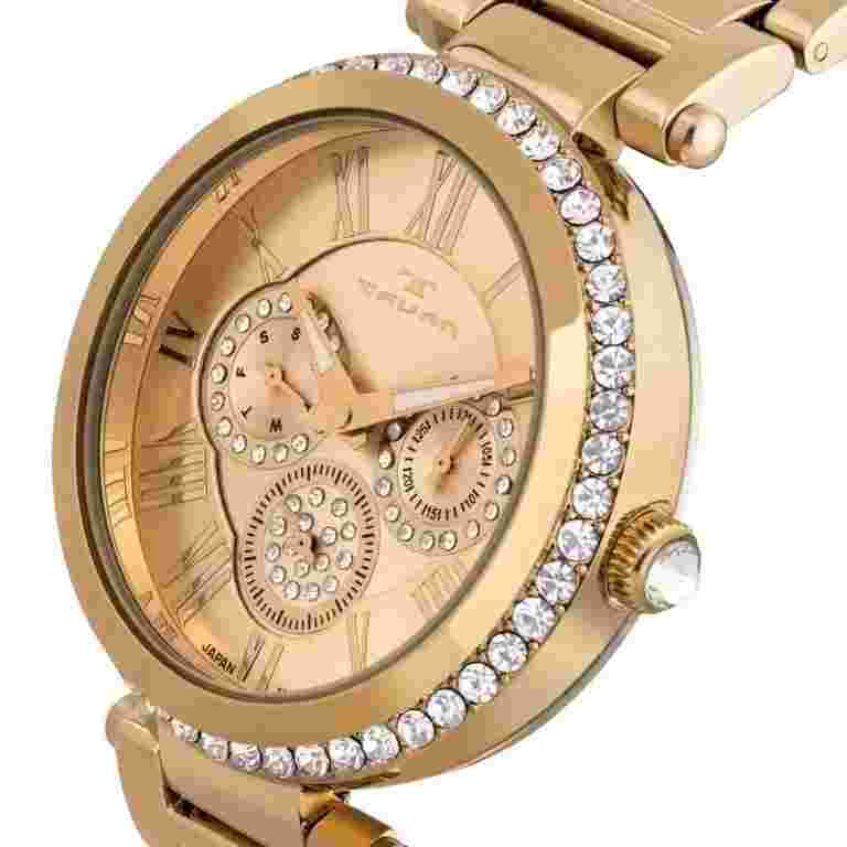 Tavan Luxury Multi-Function 41mm Case Ladies watch rose tone color