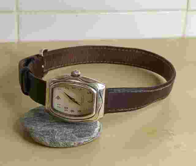 Silpada Designs Watch Leather Collar Necklace 51.6g