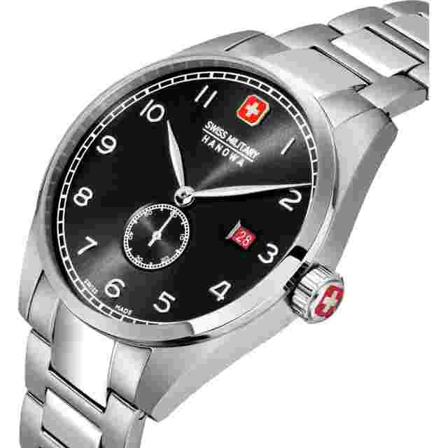 Swiss Military Hanowa Silver Stainless Steel Strap Men Watch SMWGH0000704