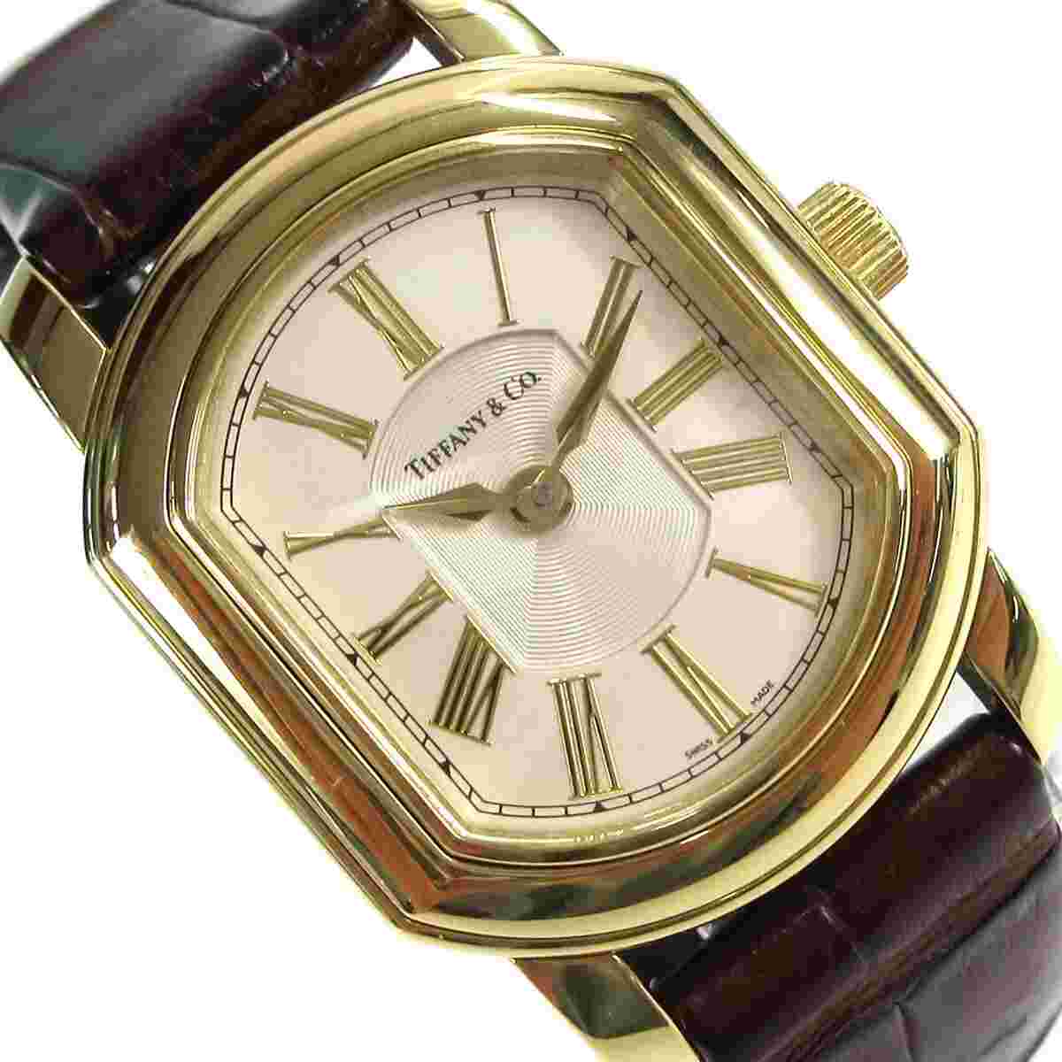 Tiffany＆Co. Mark Coupe Ref.8201013 Quartz Watch Gold K18 090230758 64407