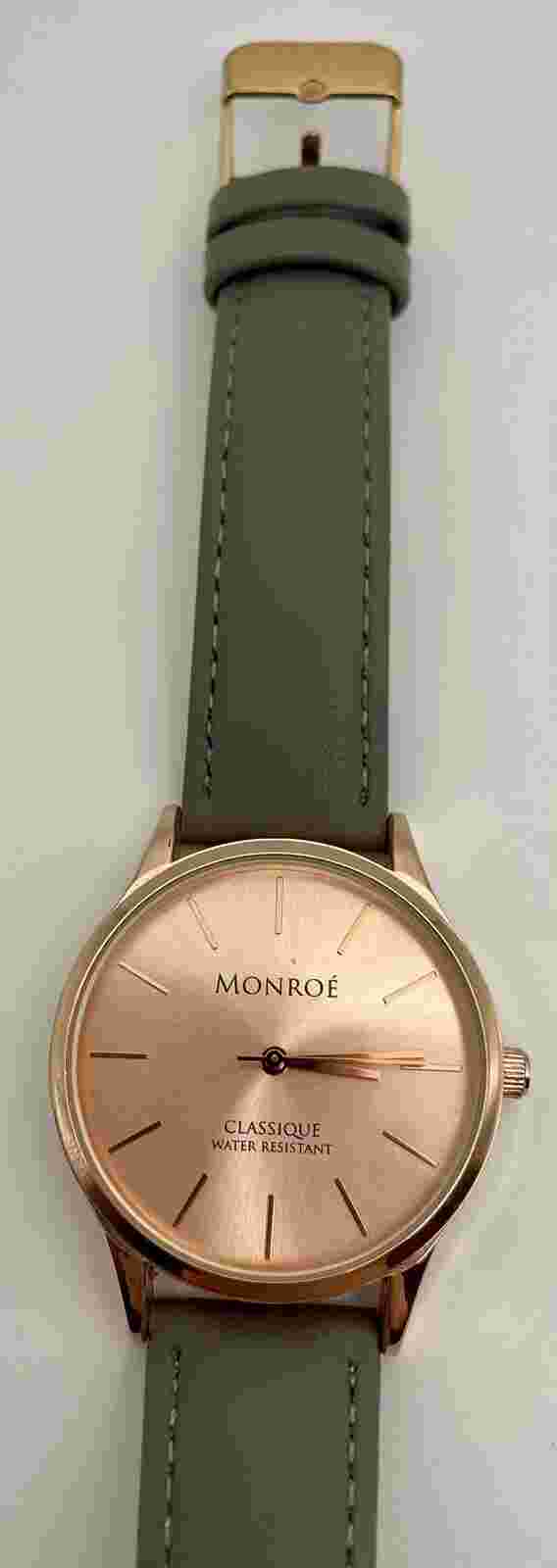 Monroe By Maestro “Classique” WR Rose-Gold Dial - New Battery