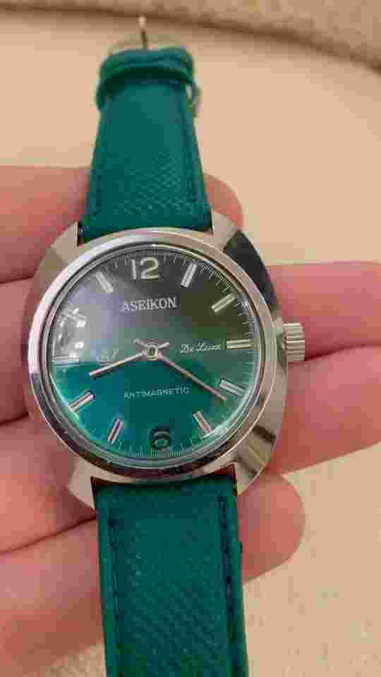 ✅Vintage Men's Watch - Manual Winding - ASEIKON DeLuca - Germany - RARE ✅