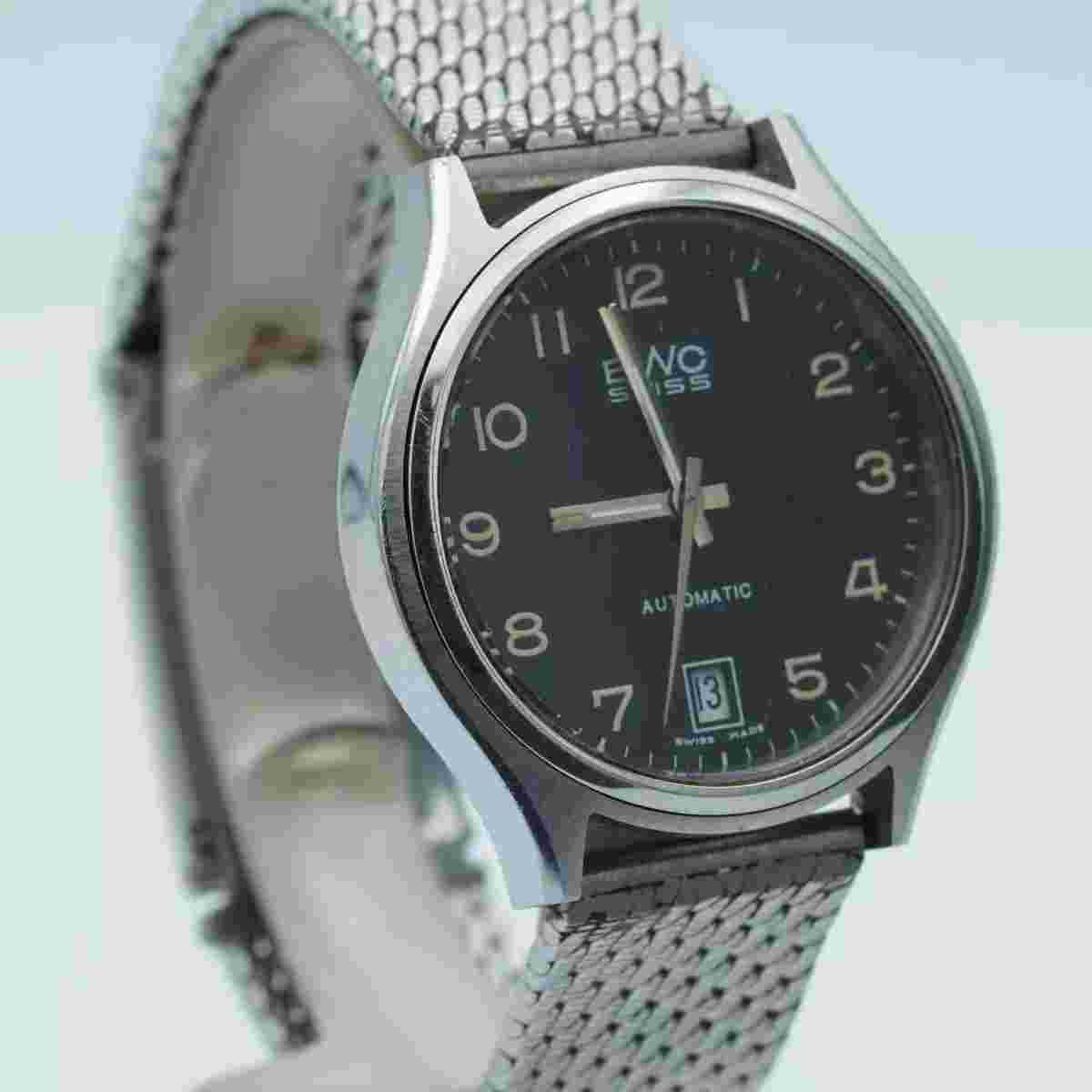 BWC Automatic Men's Watch Courage Steel 34MM ´S Vintage RAR 2 Wrist Watch