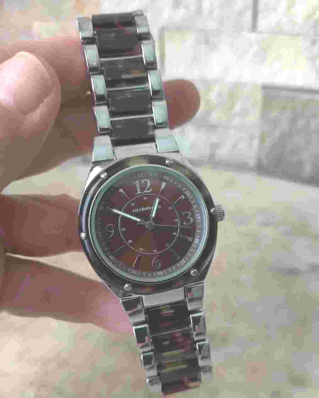 Liz Claiborne Women's Watch Animal Print Dial & Band Stainless Steel & Crystals