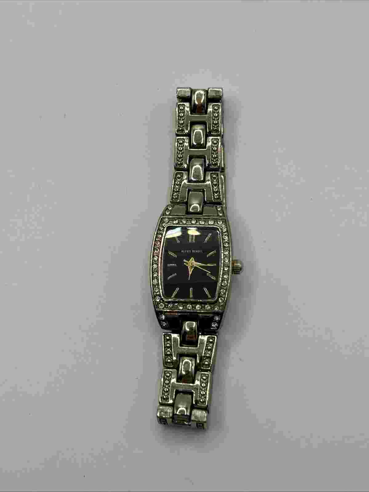 Alexis Bendel Ladies Watch 2034 Wristwatch Silver Tone Quartz Untested