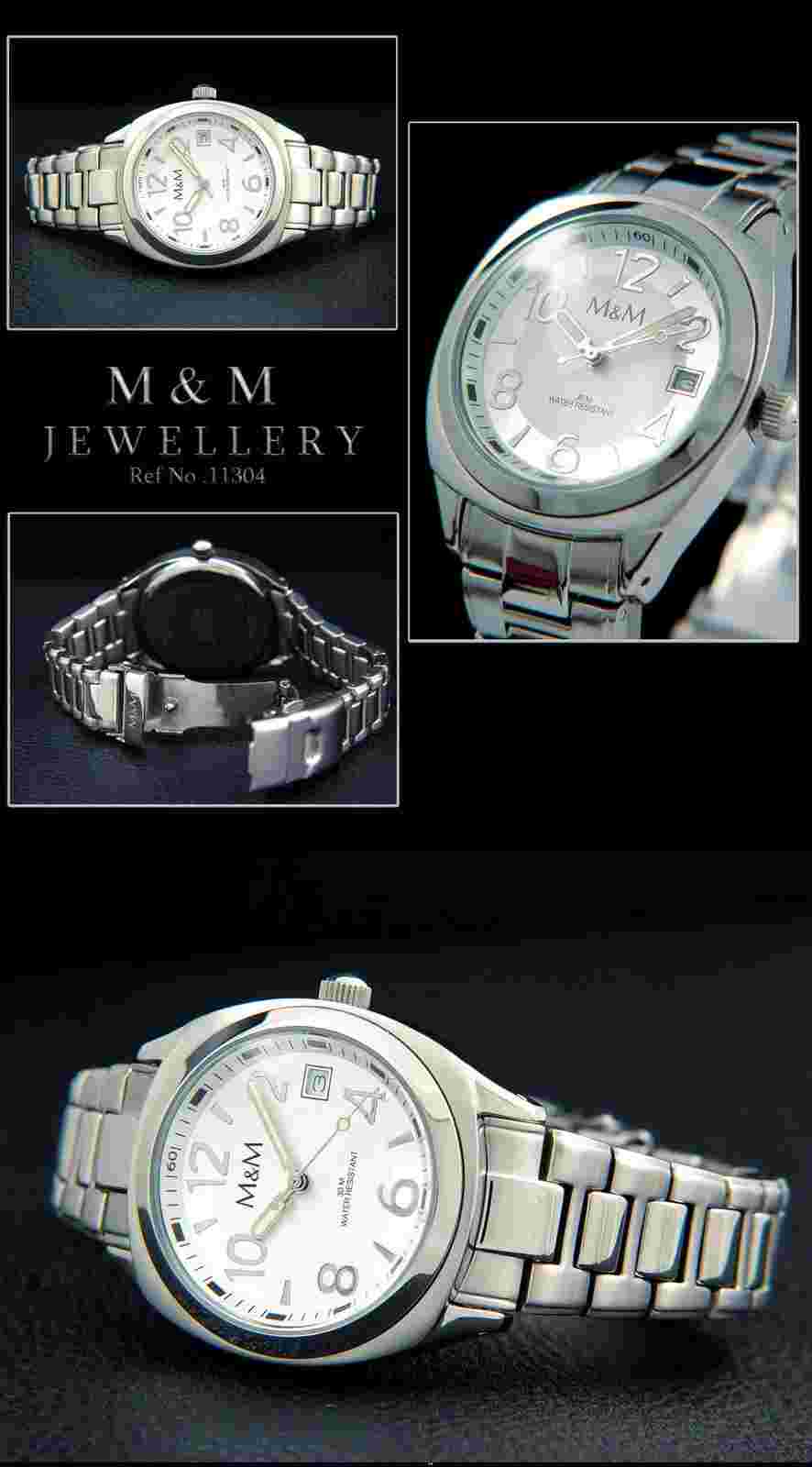 M&M High-Quality Unisex Watch Solid Stainless Steel & Dreamlike