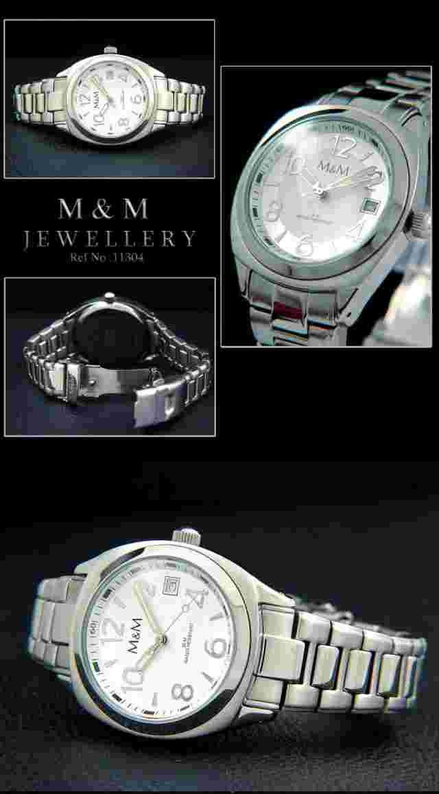 M&M High-Quality Unisex Watch Solid Stainless Steel & Dreamlike