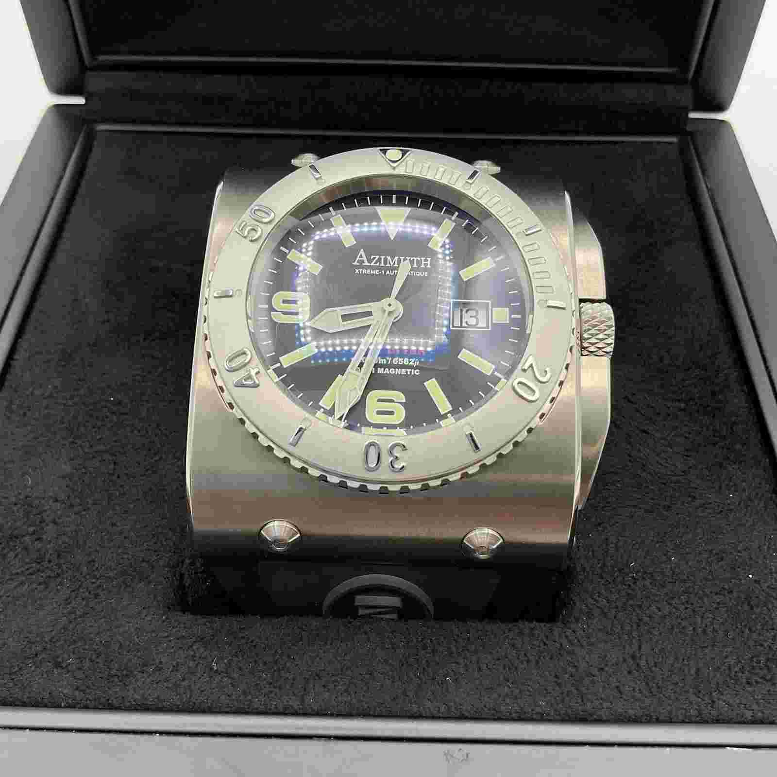 Azimuth 46mm Deep Diver Extreme-1 Automatic Watch With Box, Tool And Extra Strap