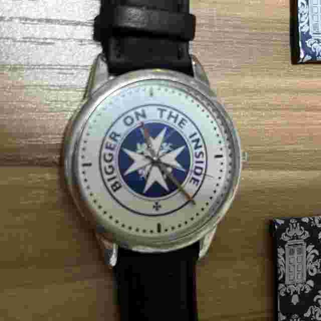 NEW BATTERY! Doctor Who Watch With Lifetime Battery Replacement, Box
