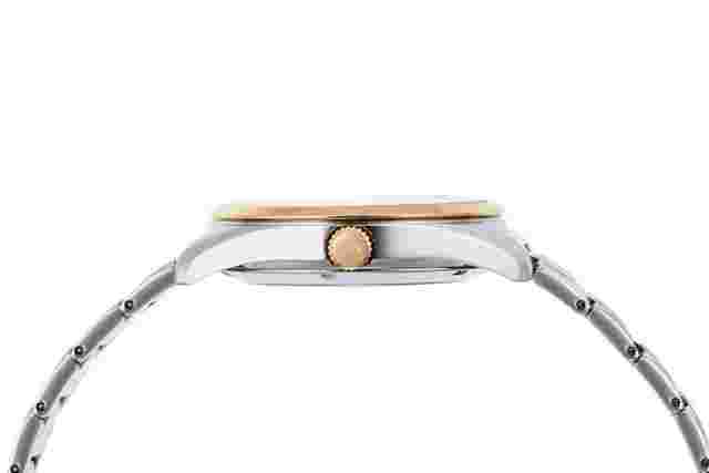 ORIENT Automatic Semi Skeleton Open Heart Watch RN-AR0006S Men’s White Gold