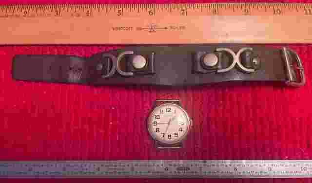 Vintage STEAMPUNK MENS WATCH Wind Up Lafayette WATCH Co. UNtested