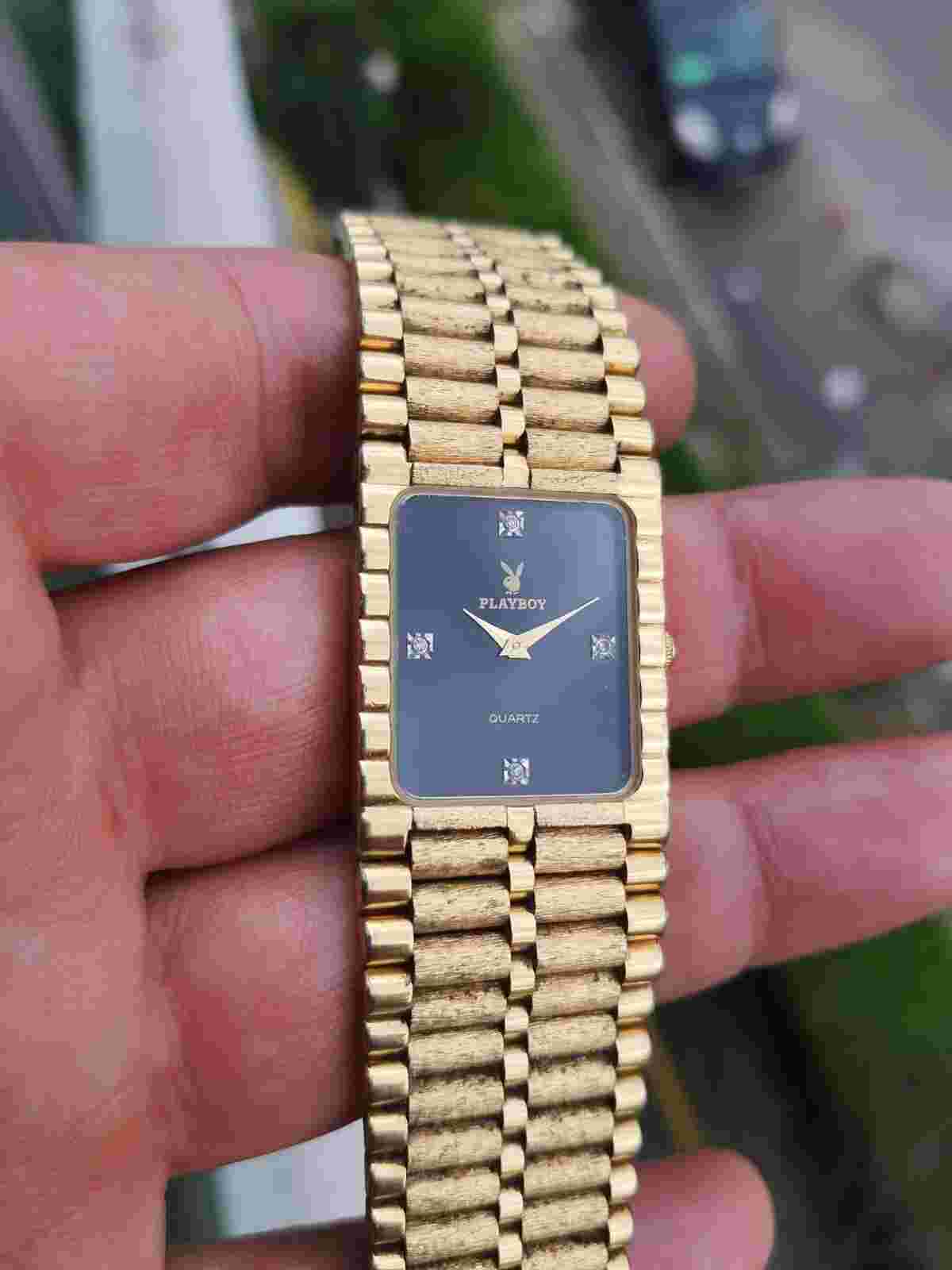 Vintage Playbay Gold Plated Watch
