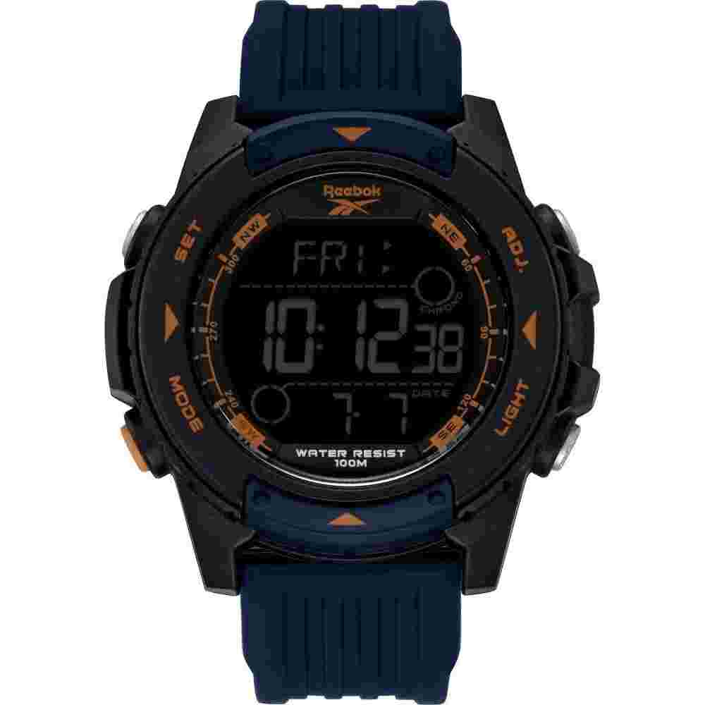 Reebok Consign Digital Blue Silicone Strap Men Watch RV-BRK-G9-PBIN-BO