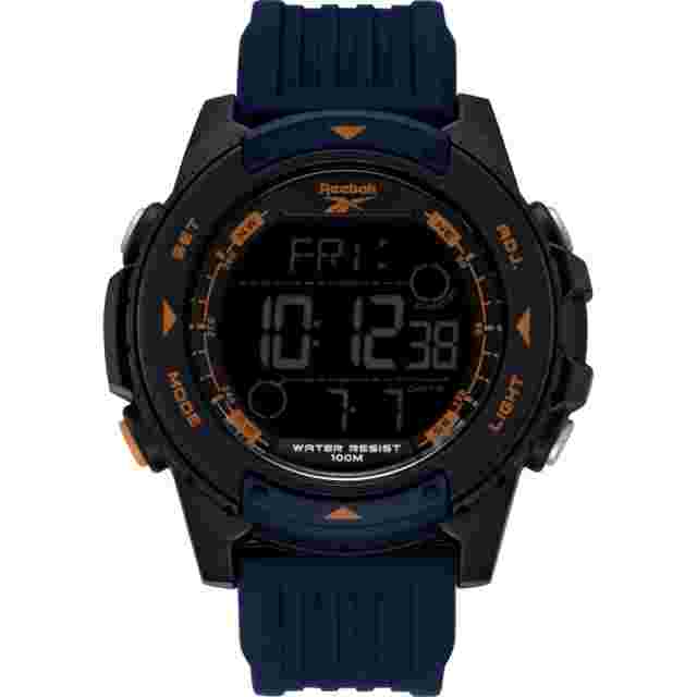Reebok Consign Digital Blue Silicone Strap Men Watch RV-BRK-G9-PBIN-BO