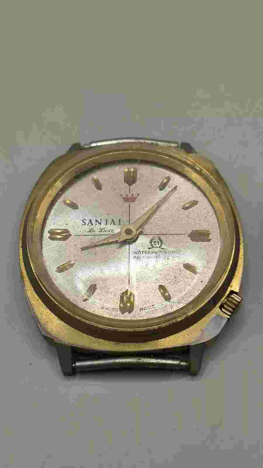 Vintage Jeweled Mechanical Watches - Sanjai, Kelton - Gold Plated - SparesRepair
