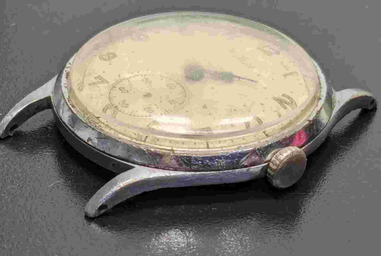 Vintage Kelbert 9 Jewel Men's Watch for Parts / Repair Non Running - No Caseback