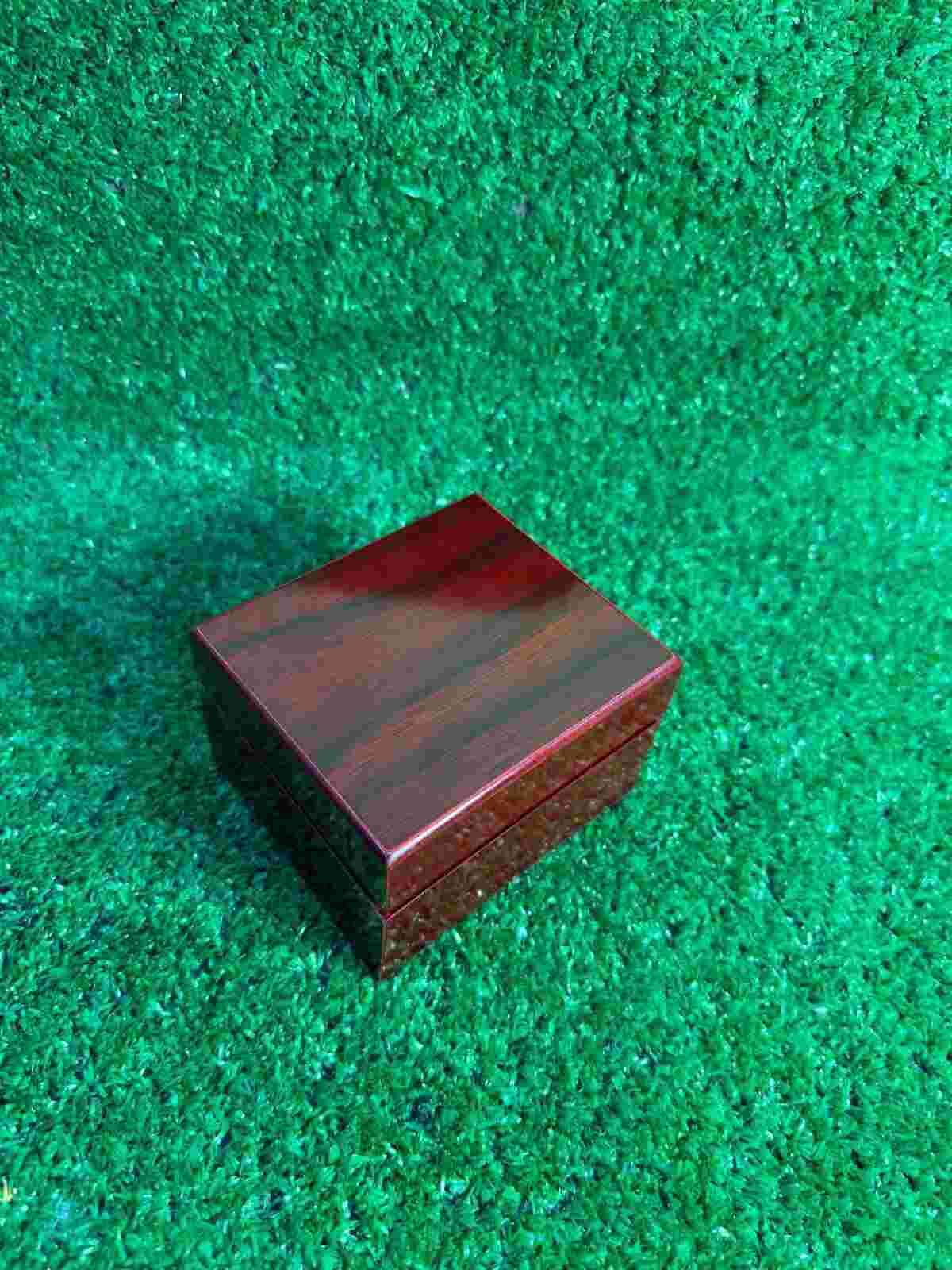 1960's Vintage Tell Watch Square Red Dial Gents 37mm Manual Wind Mint Unused Nos