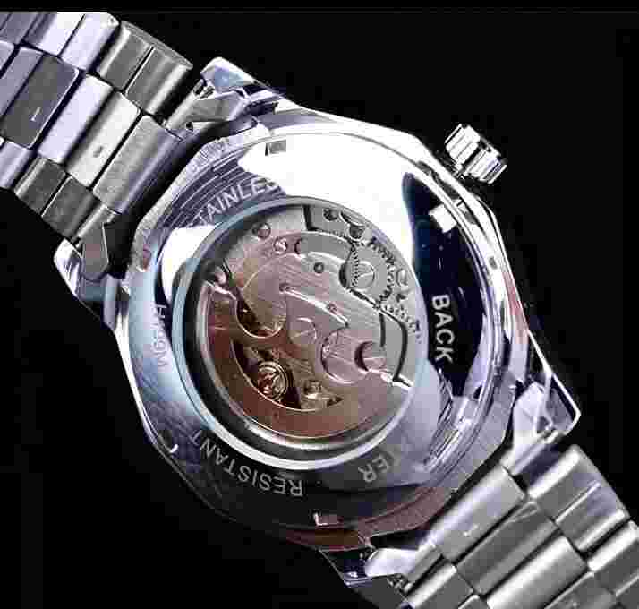 Men's Fashion Casual Temperament Skeleton Automatic Mechanical Watch, Ideal...