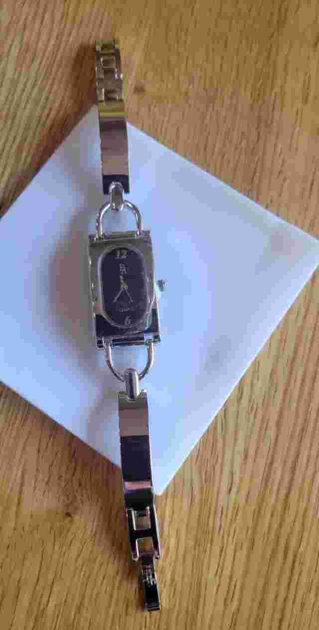 Vintage EA Etienne Aigner Equestrian Silver Tone Watch FSC 52407-1