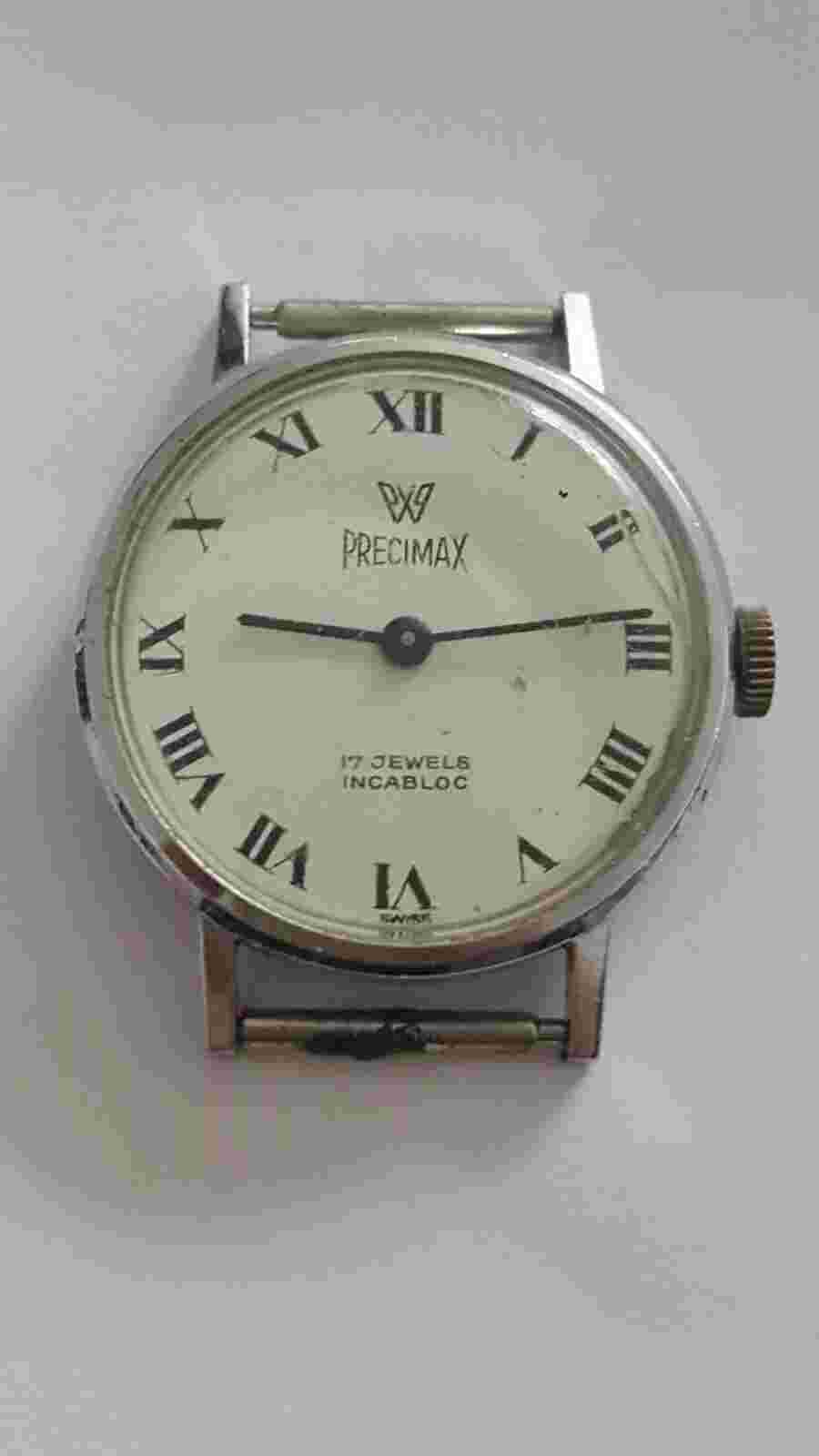 VINTAGE Rare woman / unisex PRECIMAX watch cal.U6565 swiss made 17 jewels incabl