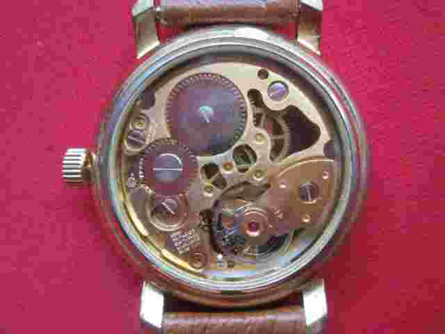 Vintage Jalga Skeleton Hand Wind Watch Wrist Watch Doesn't Wind Beautiful!