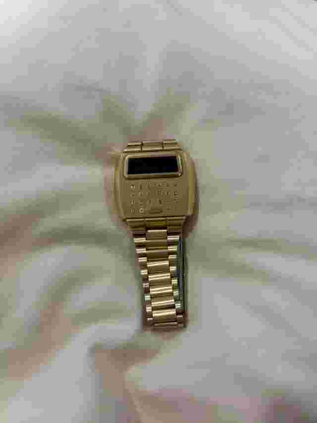 "Very Rare Pulsar Calculator Watch 14k Gold