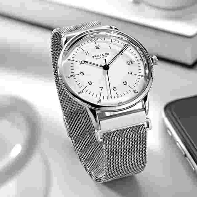 FEICE FM221 Green Dress Watch Luminous Automatic Mechanical Stainless Steel