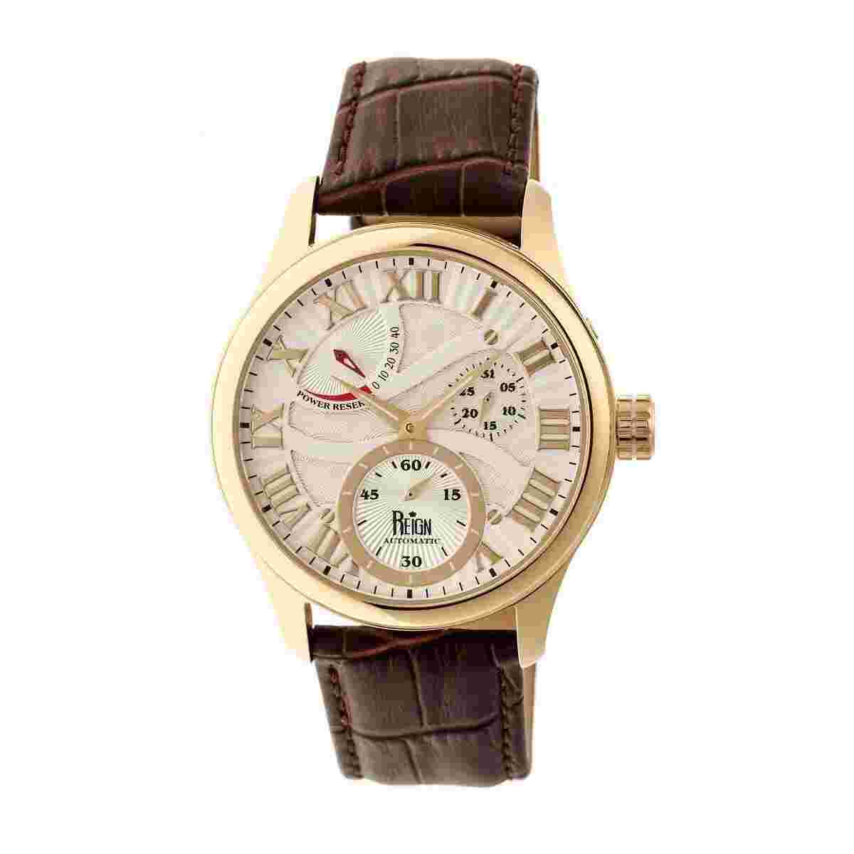 Reign Bhutan Automatic White Engraved Dial Men's Watch RN1605