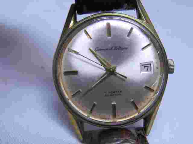 1970's~GERMINAL VOLTAIRE~17J w/CALENDAR DATE~WORKING VINTAGE MEN'S WRIST WATCH~