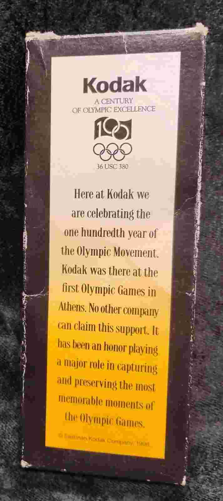 Kodak Olympic Official Sponsor Watch Leather Band Needs Battery Unisex
