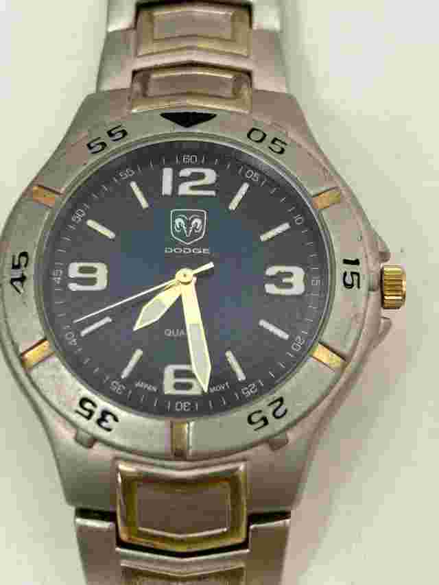 Men's Dodge Quartz Stainless Steel Back Base Metal Bezel DE210, 138,PC21 Watch
