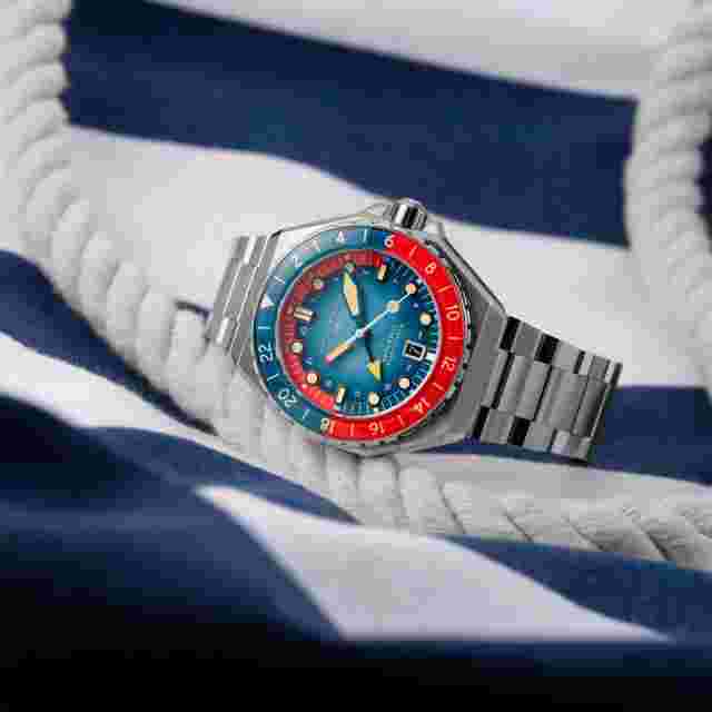 Spinnaker Dumas Gmt Automatic Red Blue Men's Watch SP-5119-77