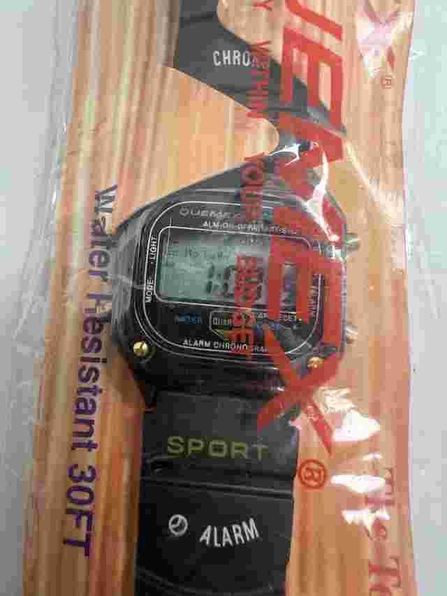 Vintage QUEMEX Alarm  Black Watch - New And Working