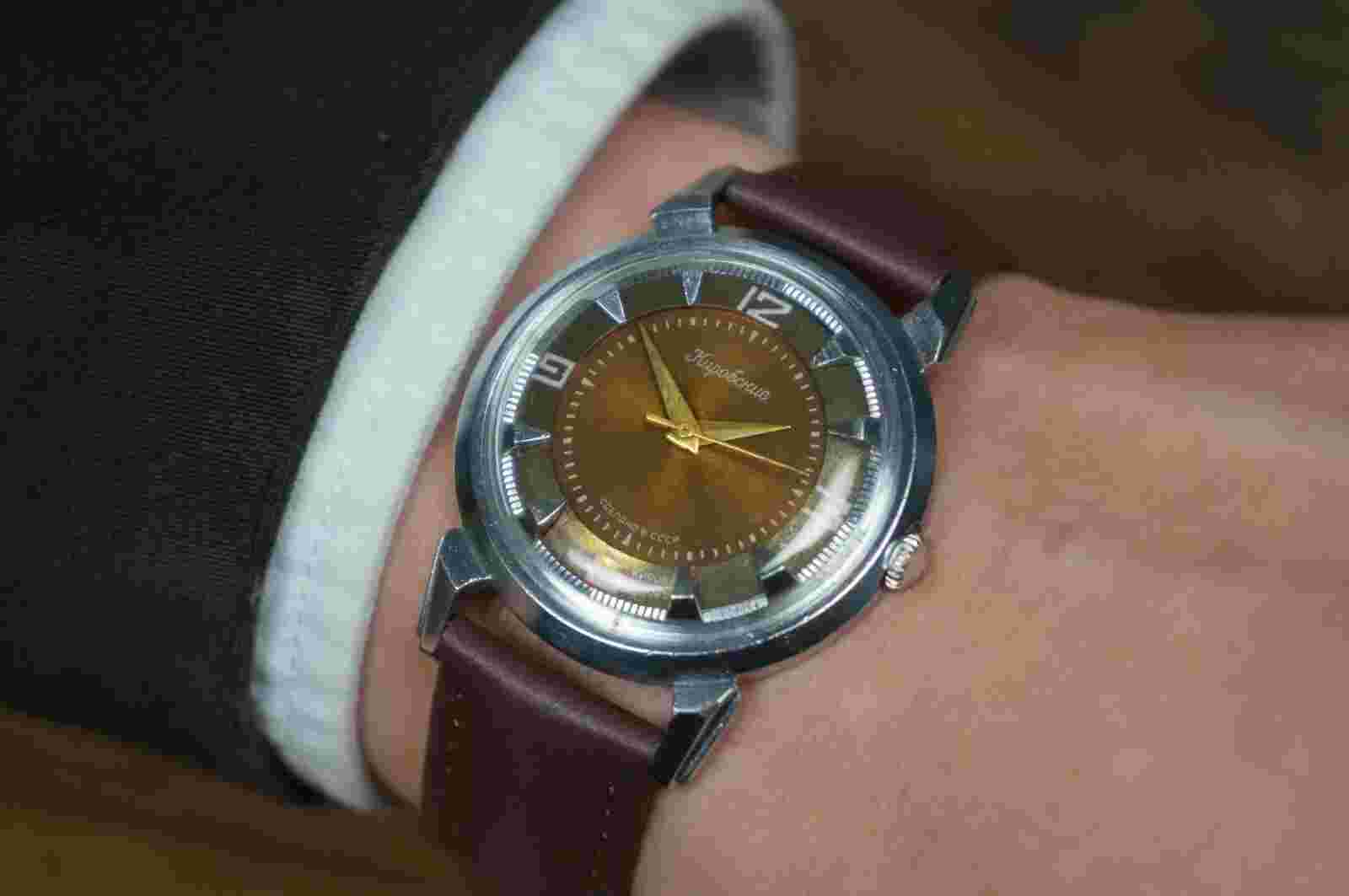 Kirovskie watch, 1 MChZ, 1950s. Mens vintage watch, Retro watches, USSR watch