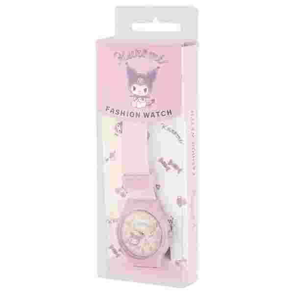 Sanrio Watch J-Axis Kuromi Watch SR-HA01-KUPI Girls Purple