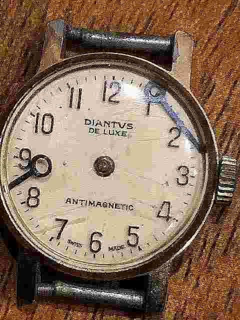Vintage Rare Swiss Made Diantus Deluxe Mechanical Ladies Watch Head - 22mm