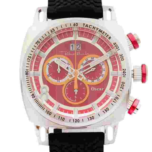 Ritmo Mundo Oscar Racer Limited Edition Steel Red Dial Quartz Mens Watch 2221