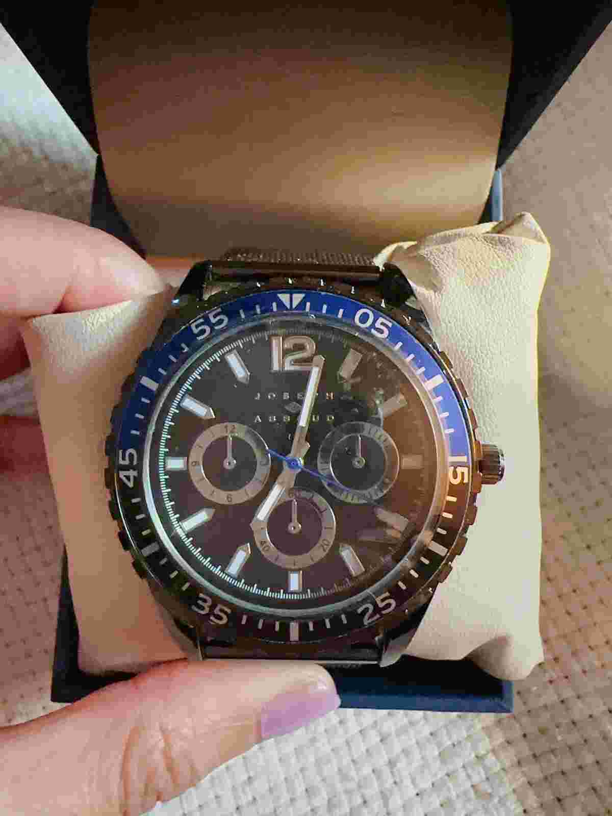 Joseph Abbots Watch Mesh Metal Band Base Metal Bezel