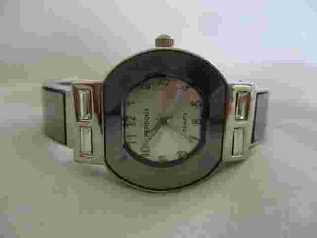 Persona Analog Wristwatch with Cuff Band and Quartz Movement