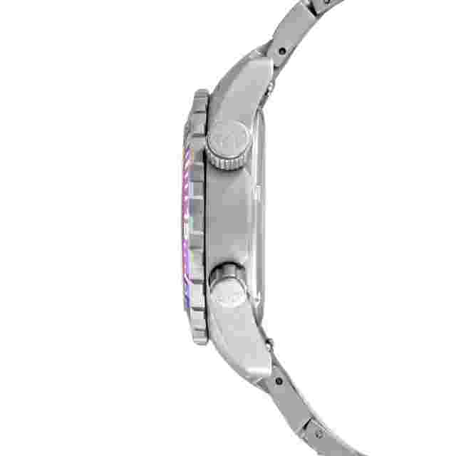 Abingdon Womens Marina Pacific Purple Automatic Diver's Multifunctional Titanium