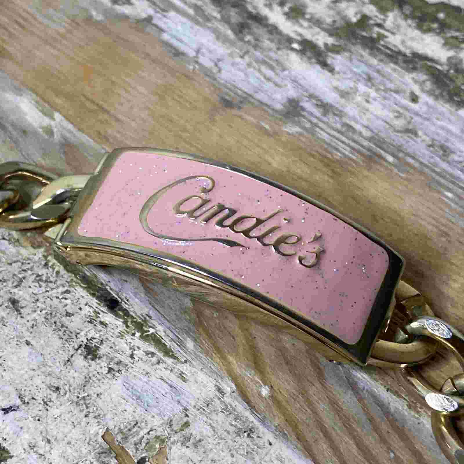 Candie’s Hideaway Gold Tone  Link Bracelet Ladies Watch