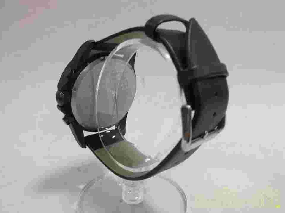 Jacques Lemans 1-1690 Chronograph Watch Black Belt Strap Men's