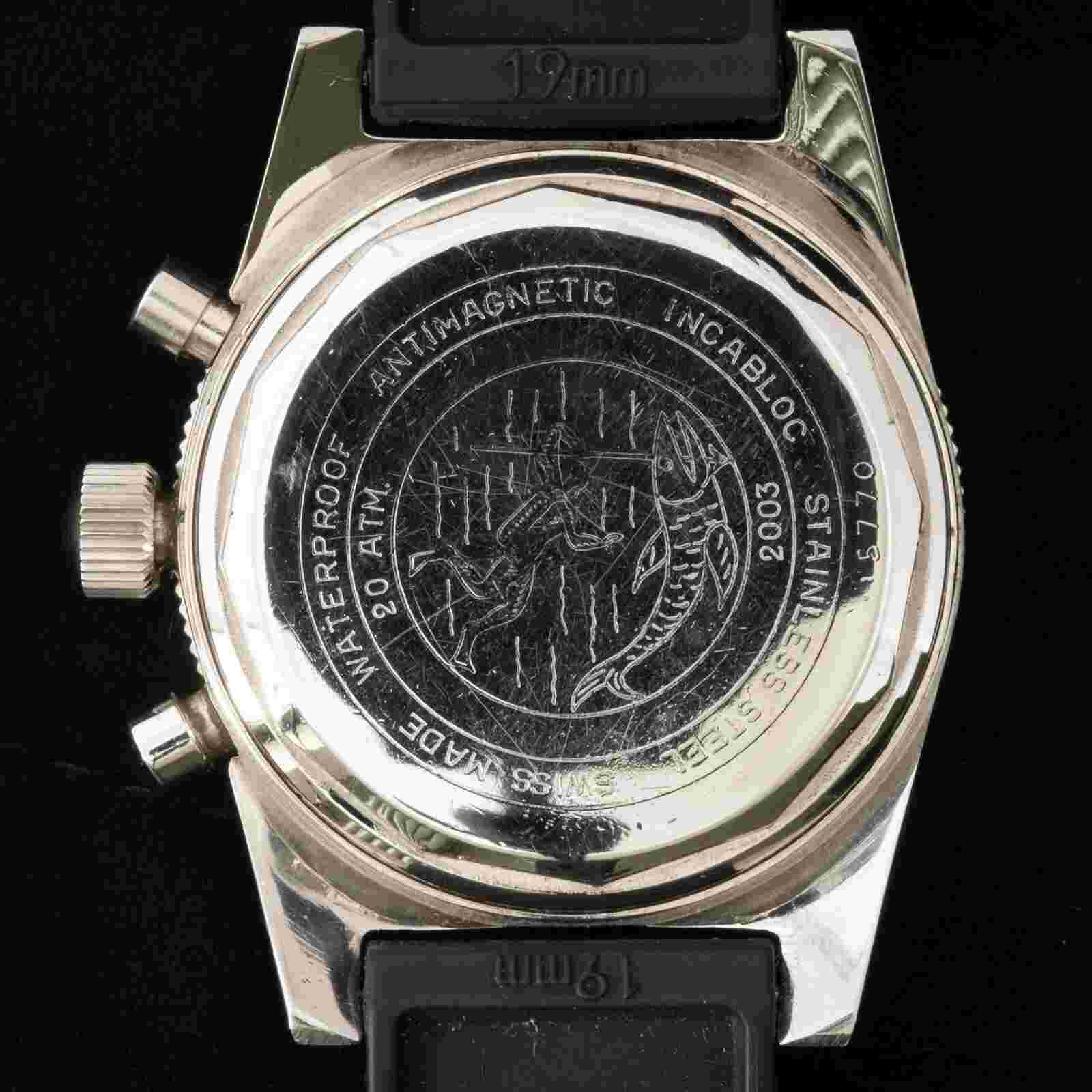 Ollech & Wajs Astrochron ref: 2003, 1967 vintage Diver Chronograph, manual wind