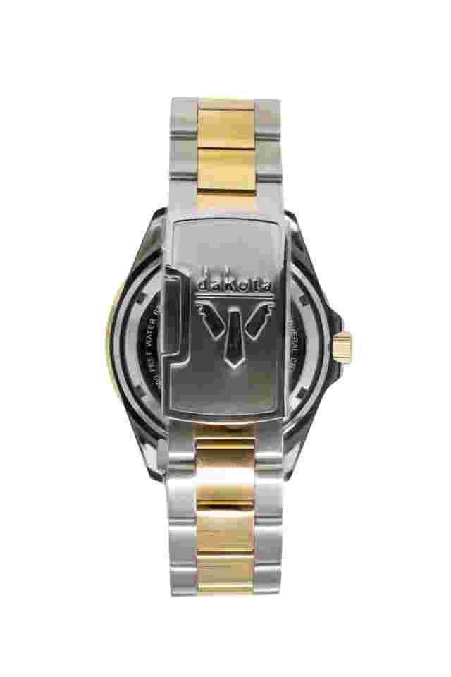Dakota Steel 1000ft - 42mm - Two Tone - Black Dial