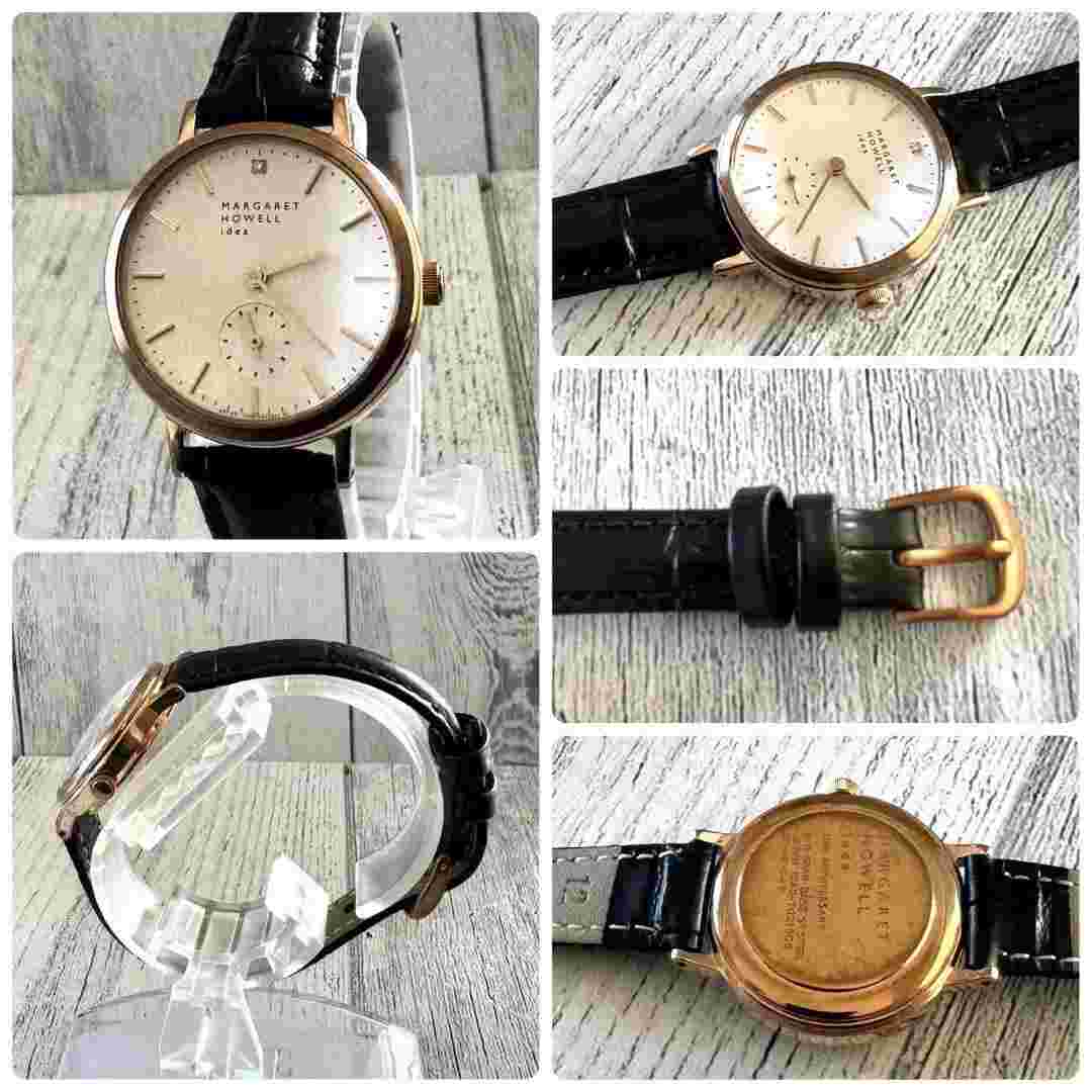 MARGARET HOWELL 20th Ladies Analog Quartz Watch Small Second Battery Replaced