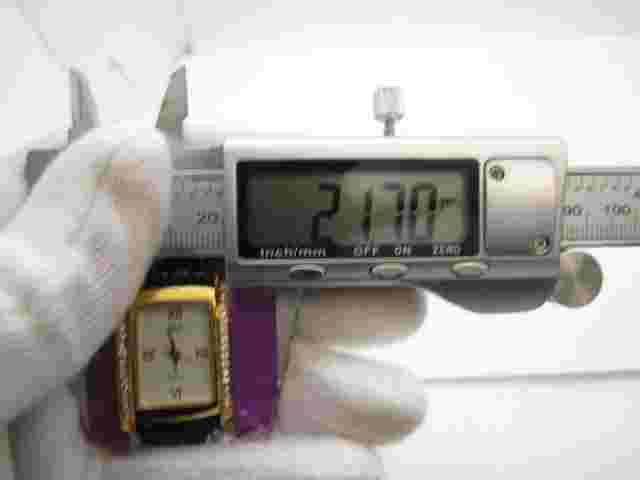 Women Camrose & Kross JBK Quartz Analog 21mm Tank Watch (H319) "New Battery"