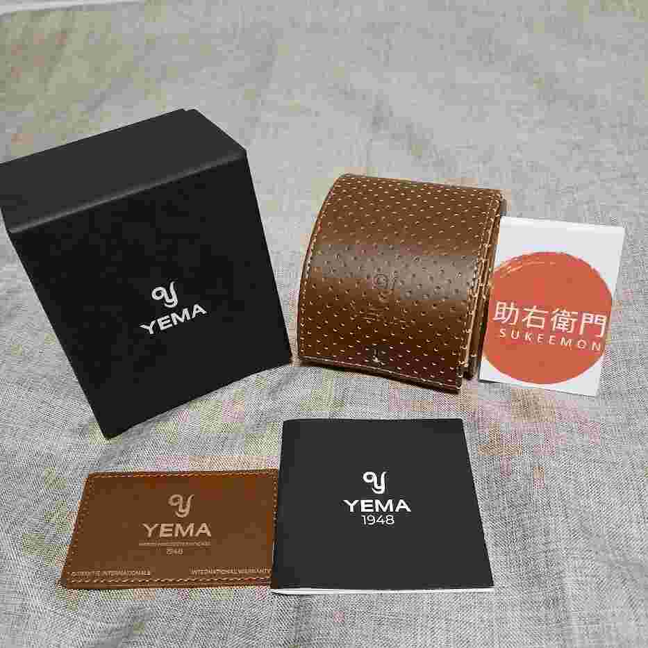 YEMA Wristmaster Traveler YWTR21 Automatic Mens Watch Cal.YEMA2000 Date Black